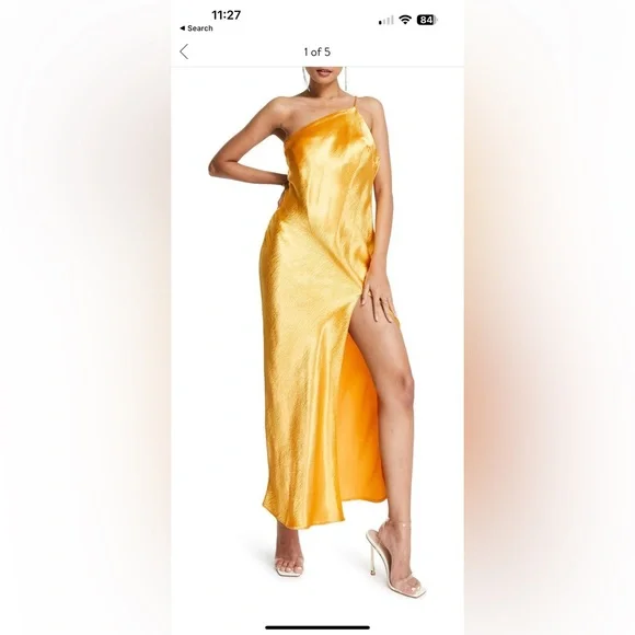 knee length dresses for ladies Rent ASOS DESIGN Foil Bandeau Midi Dress In Gold Metallic